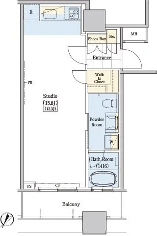 Residia Tower Kamiikebukuro (Tower Building) - Floor Plan - ["Plan", "Diagram", "Floor plan"]