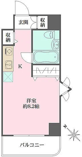 Cypress Kita-Shinjuku - Floor Plan - []