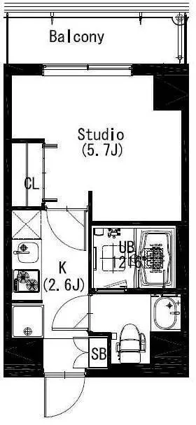 Esty Maison Togoshi - Floor Plan - ["White", "Plan", "Diagram"]