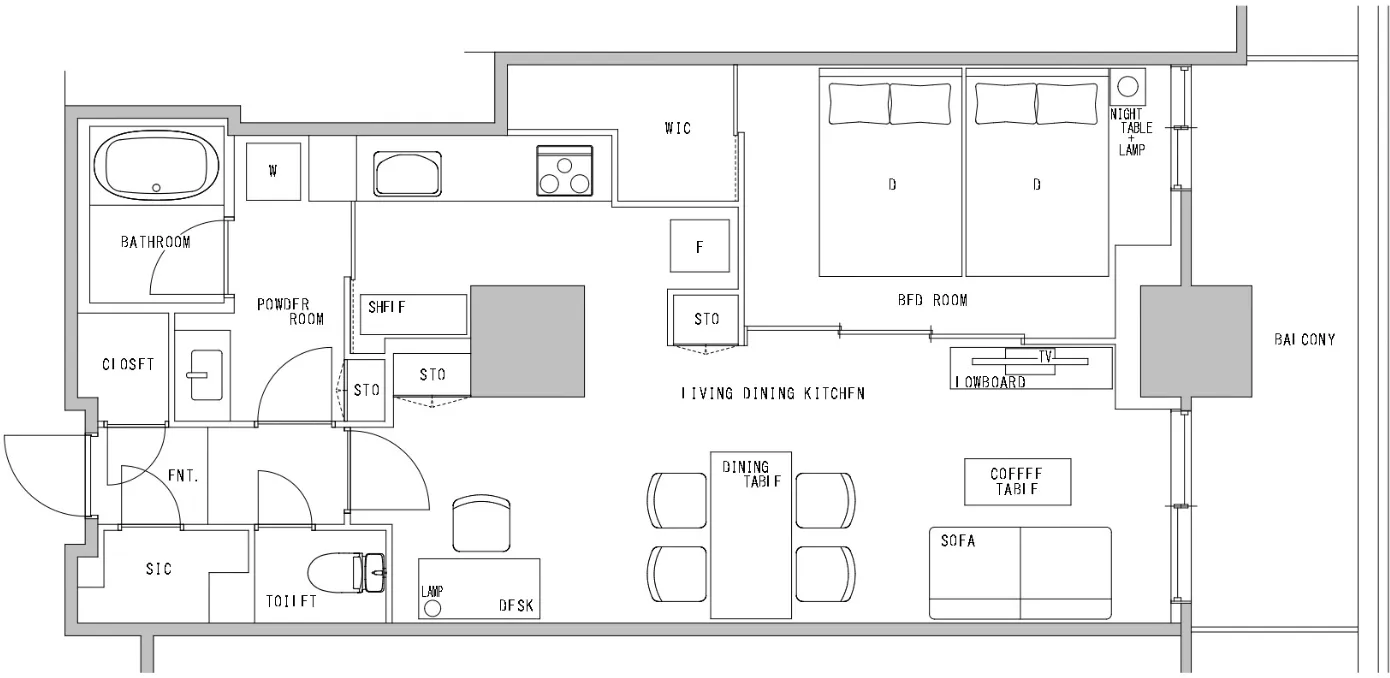 Hmlet Shinjuku Tower - Floor Plan - []