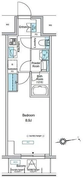 Predia Court Kita-Senju - Floor Plan - []