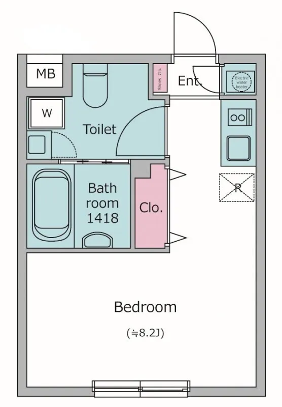 Laclas Nakano Yayoi Town - Floor Plan - ["Plumbing fixture", "Sink", "Tap"]
