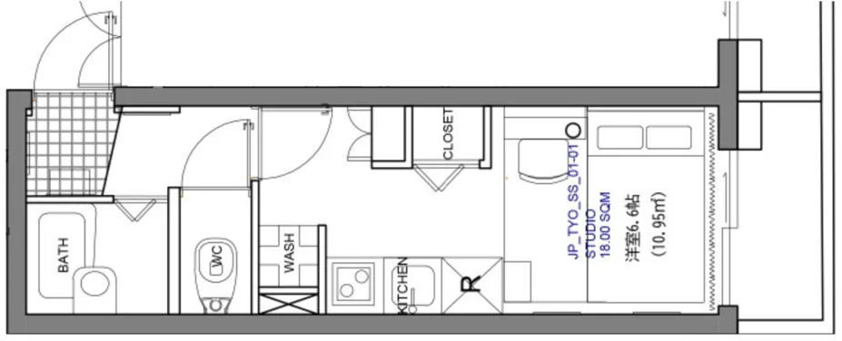 Hmlet Shibuya Shoto - Floor Plan - ["Diagram", "Technical drawing", "Plan"]