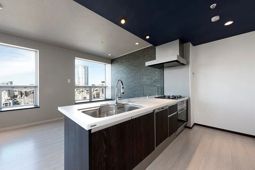 Residia Tower Azabujuban - Interior - ["Kitchen", "Apartment", "Flooring"]