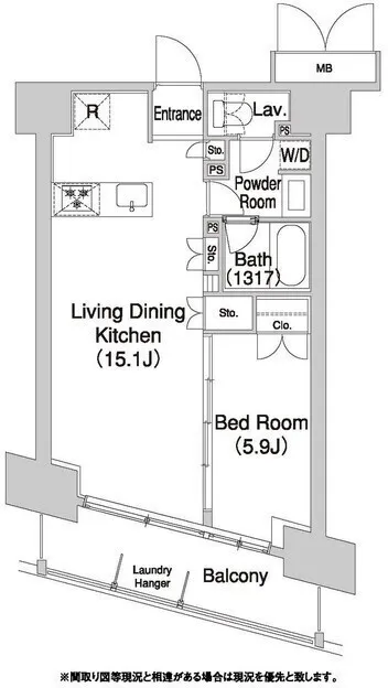 Comforia Shibaura Bauhaus - Floor Plan - ["White", "Diagram", "Technical drawing"]