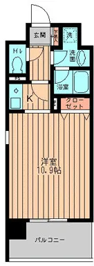 GRACE Omori - Floor Plan - ["Apartment", "Condominium", "Balcony"]