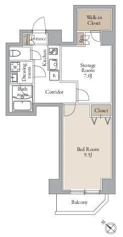 Grand Felicia Sugamo - Floor Plan - ["Rectangle", "Font", "Parallel"]