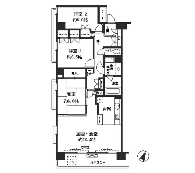 Classa Meguro Kamurokan - Floor Plan - ["Schematic", "Rectangle", "Font"]