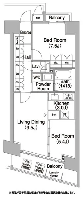 Comforia Shibaura Bauhaus - Floor Plan - ["Rectangle", "Font", "Line"]