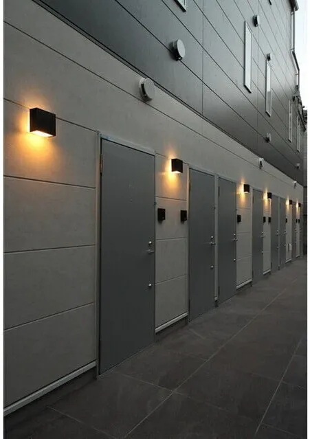 Sasazuka Flats - Exterior - ["Building", "Door", "Rectangle"]