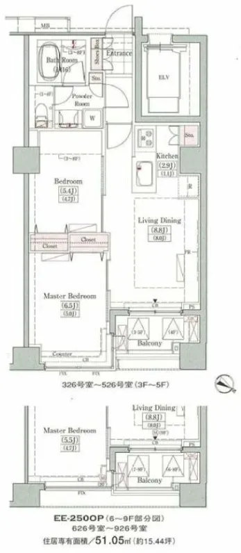Residia Tower Kamiikebukuro (Tower Building) - Floor Plan - ["Diagram", "Plan", "Number"]