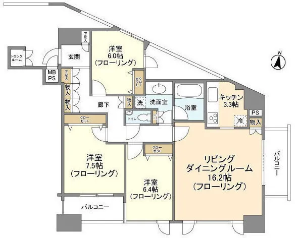 HF Shirokane Takanawa Residence - Floor Plan - ["Plan", "Diagram", "Floor plan"]