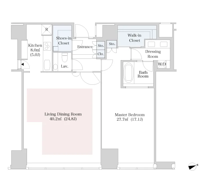 Central Park Tower La Tour Shinjuku - Floor Plan - ["Floor plan", "Plan", "Diagram"]