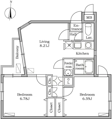 Residia Ikegami - Floor Plan - ["Floor plan", "Diagram", "Text"]