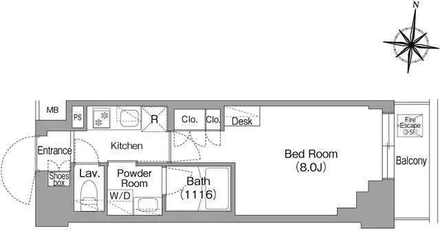 Comforia Liv Osaki - Floor Plan - []