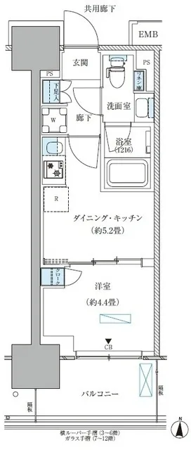 Park Axis Nishi-Ojima Comfort Square - Floor Plan - ["Plan", "Floor plan"]