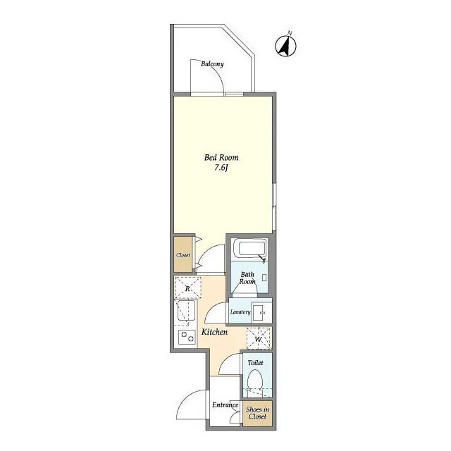 Grand Flat Sakurashinmachi - Floor Plan - ["Rectangle", "Parallel", "Font"]