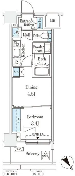 El Sereno Yokohama - Floor Plan - []