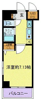 Welt Nihonbashi 3 - Floor Plan - ["Door", "Apartment", "Home Door"]