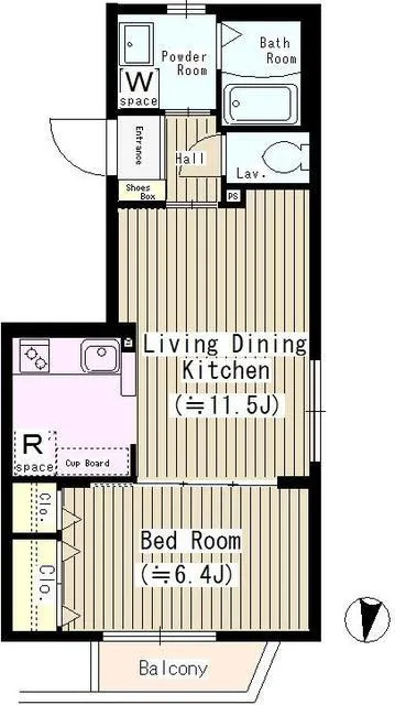 TOKYO FLAT - Floor Plan - ["Floor plan", "Drawing", "Parallel"]