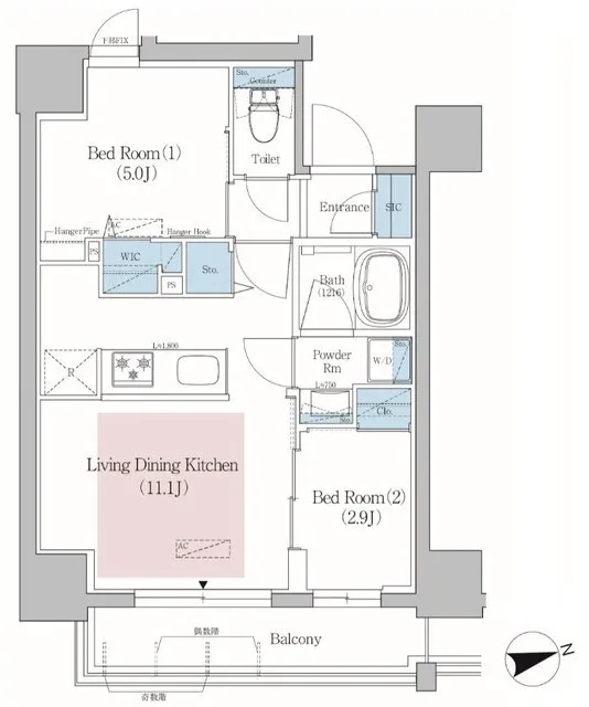 Urbanex Kitaueno - Floor Plan - ["Floor plan", "Diagram", "Plan"]