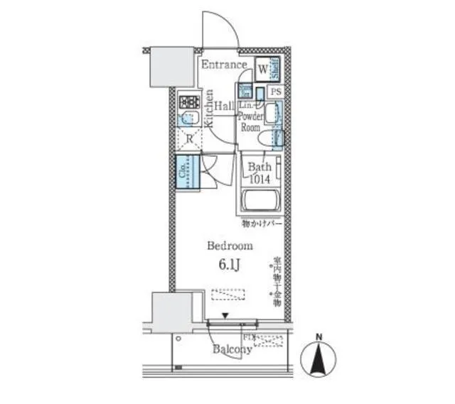 Park Cube Oimachi Residence - Floor Plan - ["Diagram", "Floor plan", "Plan"]