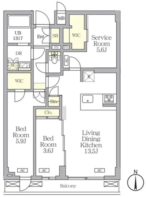Asyl Court Tokyo Toritsu Daigaku - Floor Plan - ["Plan", "Diagram", "Floor plan"]