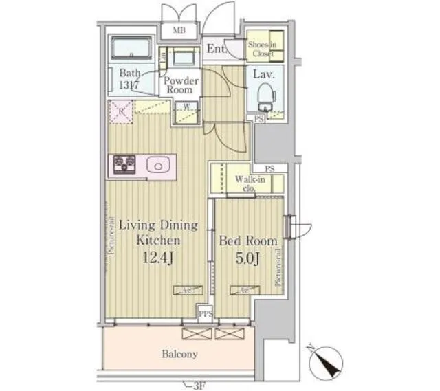 Park Axis Ochanomizu - Floor Plan - ["Floor plan", "Plan", "Diagram"]