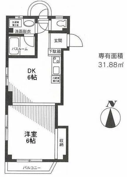 Pine Crest Fujimidai - Floor Plan - ["Apartment", "Door", "Home Door"]