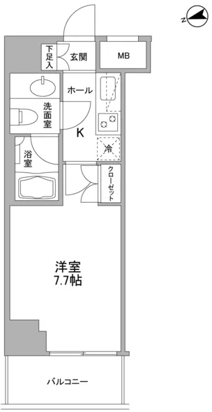 Comforia Higashinakano DEUX - Floor Plan - []