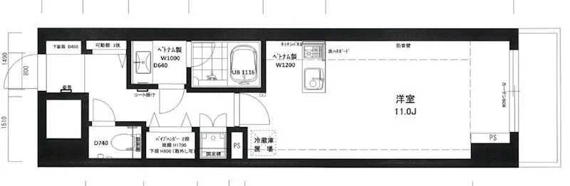 Residia Mejiro - Floor Plan - ["Product", "Rectangle", "Font"]