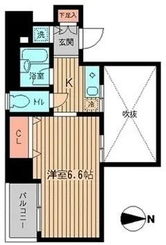 Elvage Kanda Jinbocho/Medical Mall Kanda Jinbocho - Floor Plan - ["Apartment", "Tile Flooring"]