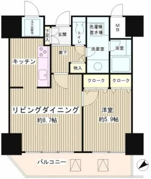 Toray Stage Meguro - Floor Plan - ["Floor", "Wood flooring", "Plan"]