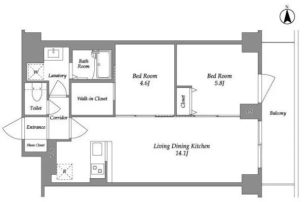KDX Residence Kamiitabashi - Floor Plan - ["Diagram", "Plan", "Floor plan"]