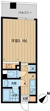 Misuz Court Monzen-Nakacho - Floor Plan - ["Apartment", "Floor", "Condominium"]
