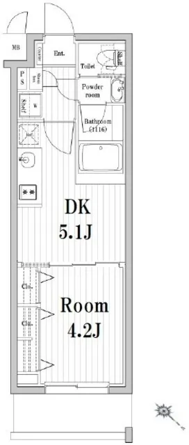 Ichigaya Takajocho Residence - Floor Plan - []