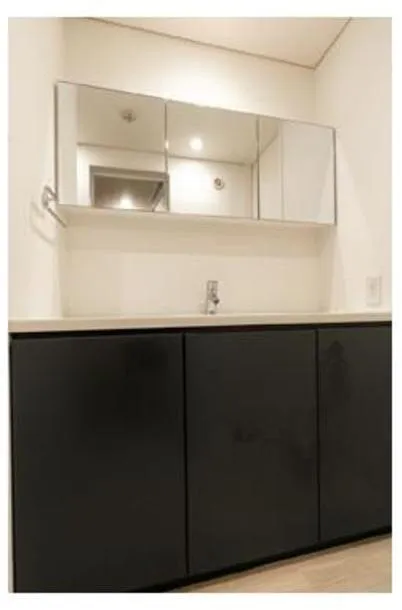 Tomigaya Apartment - Interior - ["Cabinetry", "Silver", "Cupboard"]