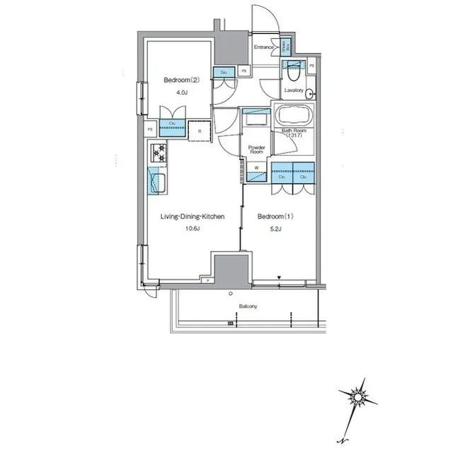 LEFONT PROGRESS SHIBUYA HILLTOP - Floor Plan - ["Rectangle", "Schematic", "Slope"]