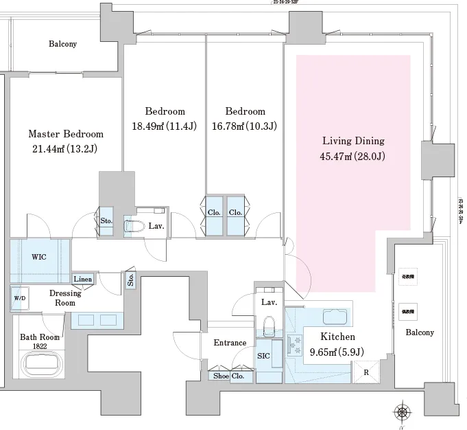 Nakano Station Residence - Floor Plan - ["Property", "Product", "Rectangle"]