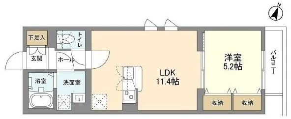 Well Square Hatagaya - Floor Plan - ["Floor plan"]