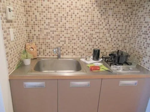 Castalia Shiba-Koen - Interior - ["Brown", "Tap", "Sink"]