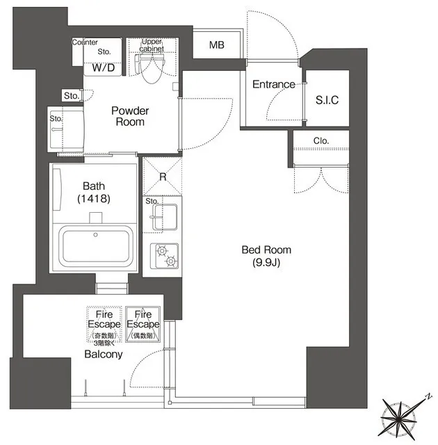 Comforia Shin-Nakano - Floor Plan - ["Floor plan"]