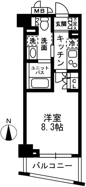 Residia Nakaochiai - Floor Plan - []