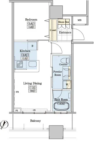 Residia Tower Kamiikebukuro (Tower Building) - Floor Plan - ["Diagram", "Floor plan"]
