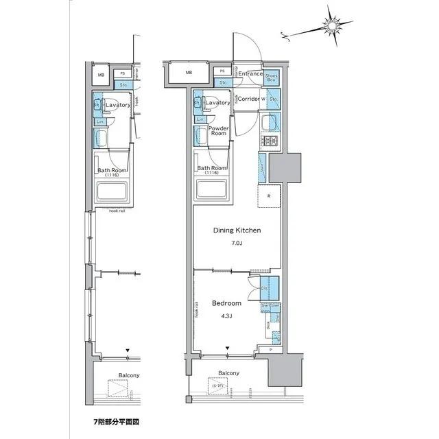 Lefond Progres Shinagawa Togoshi - Floor Plan - ["Schematic", "Slope", "Rectangle"]