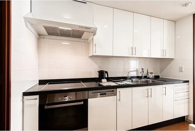 Prudential Tower Residence - Interior - ["Cabinetry", "Countertop", "Sink"]