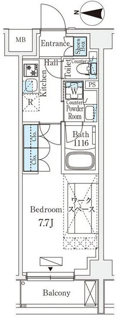 ARKMARK Shinjuku Nishiochiai - Floor Plan - []