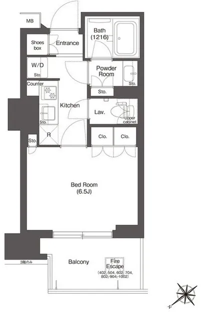 Comforia Shin-Nakano - Floor Plan - ["Floor plan", "Plan", "Diagram"]