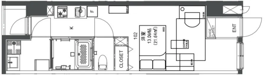 Hmlet Nakano Shinbashi - Floor Plan - ["Floor plan", "Diagram"]