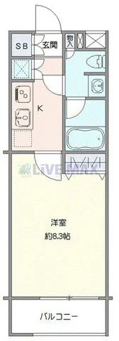 Palace Studio Nakameguro - Floor Plan - []